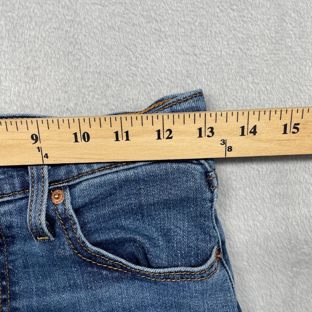 Levis Ribcage Straight Ankle Jeans Womens 26 Blue High Rise Button Fly - Picture 7 of 15